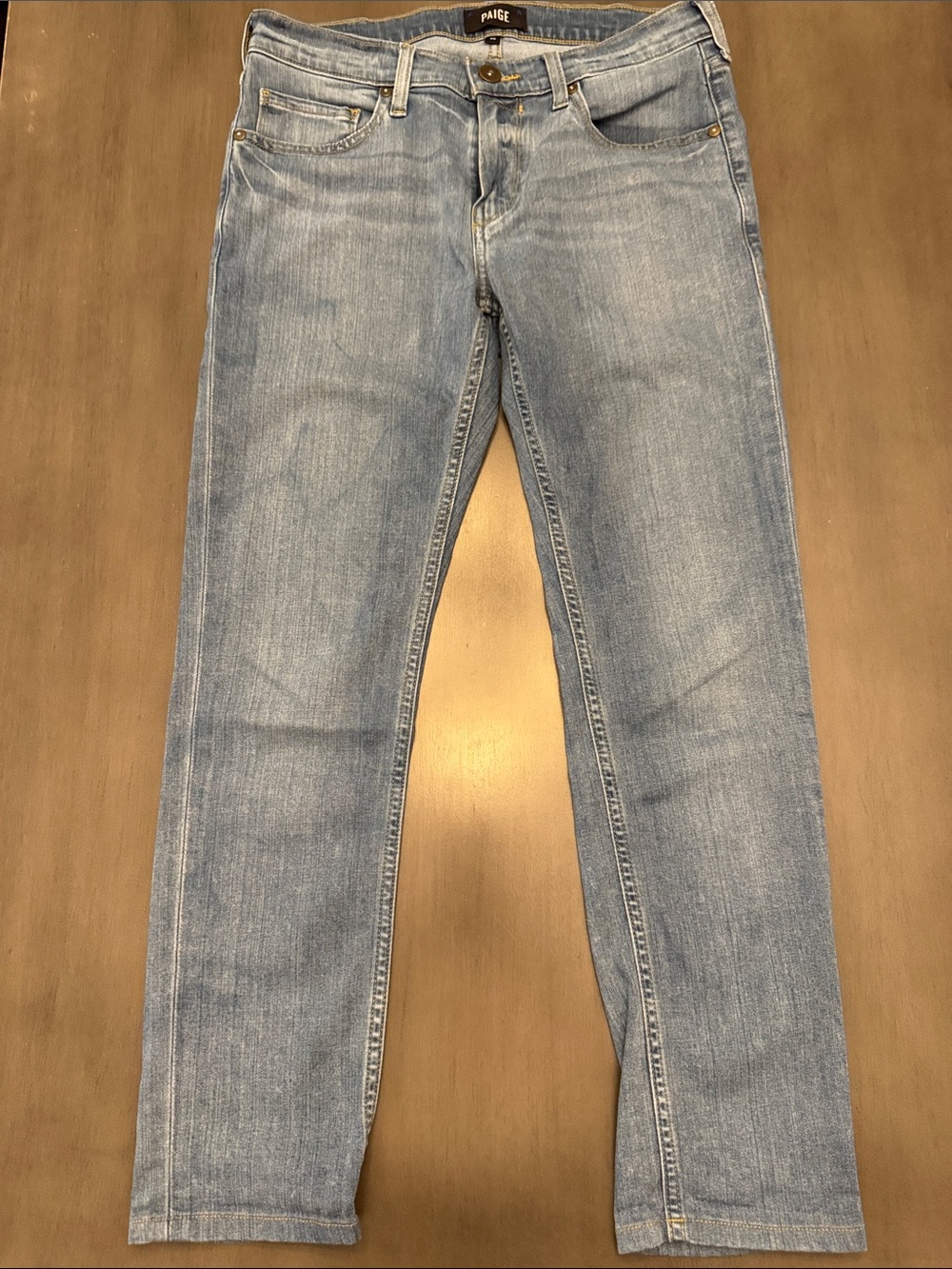 PAIGE Light Blue Slim Jeans